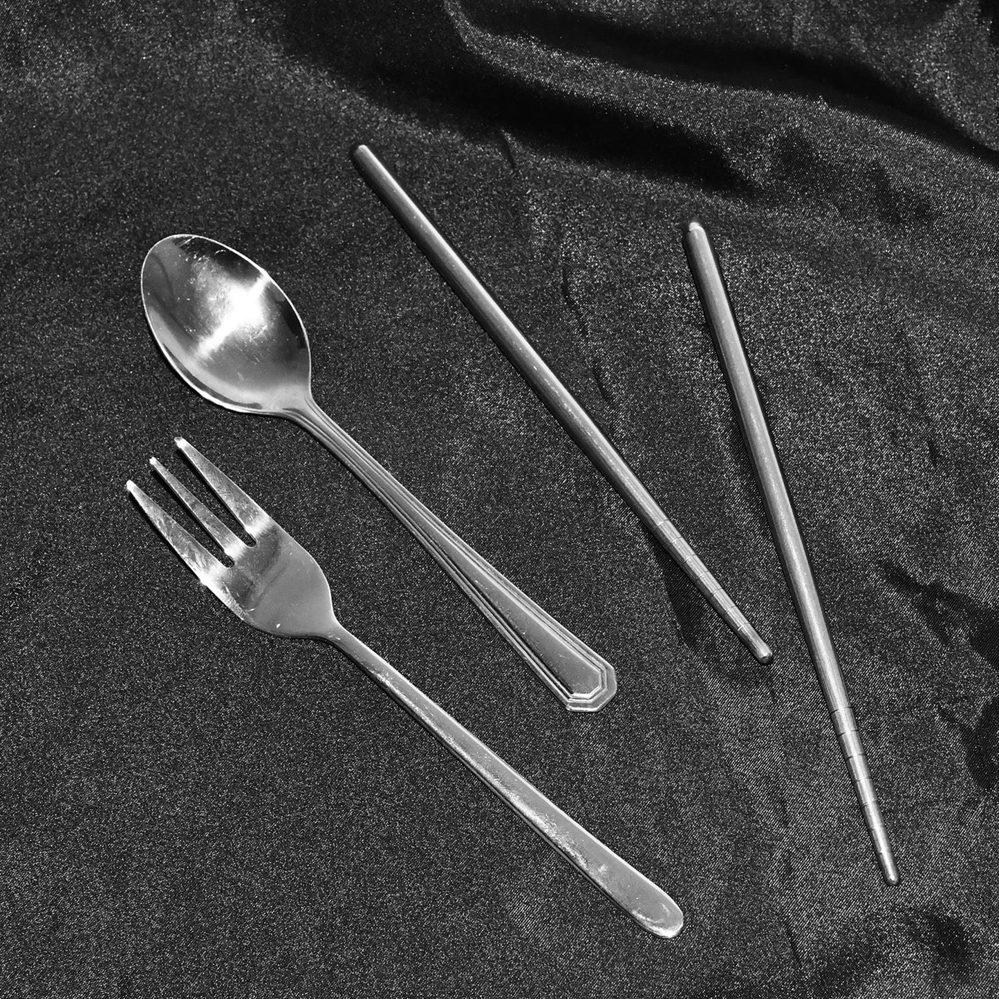 Stainless Steel Compact Travel Set