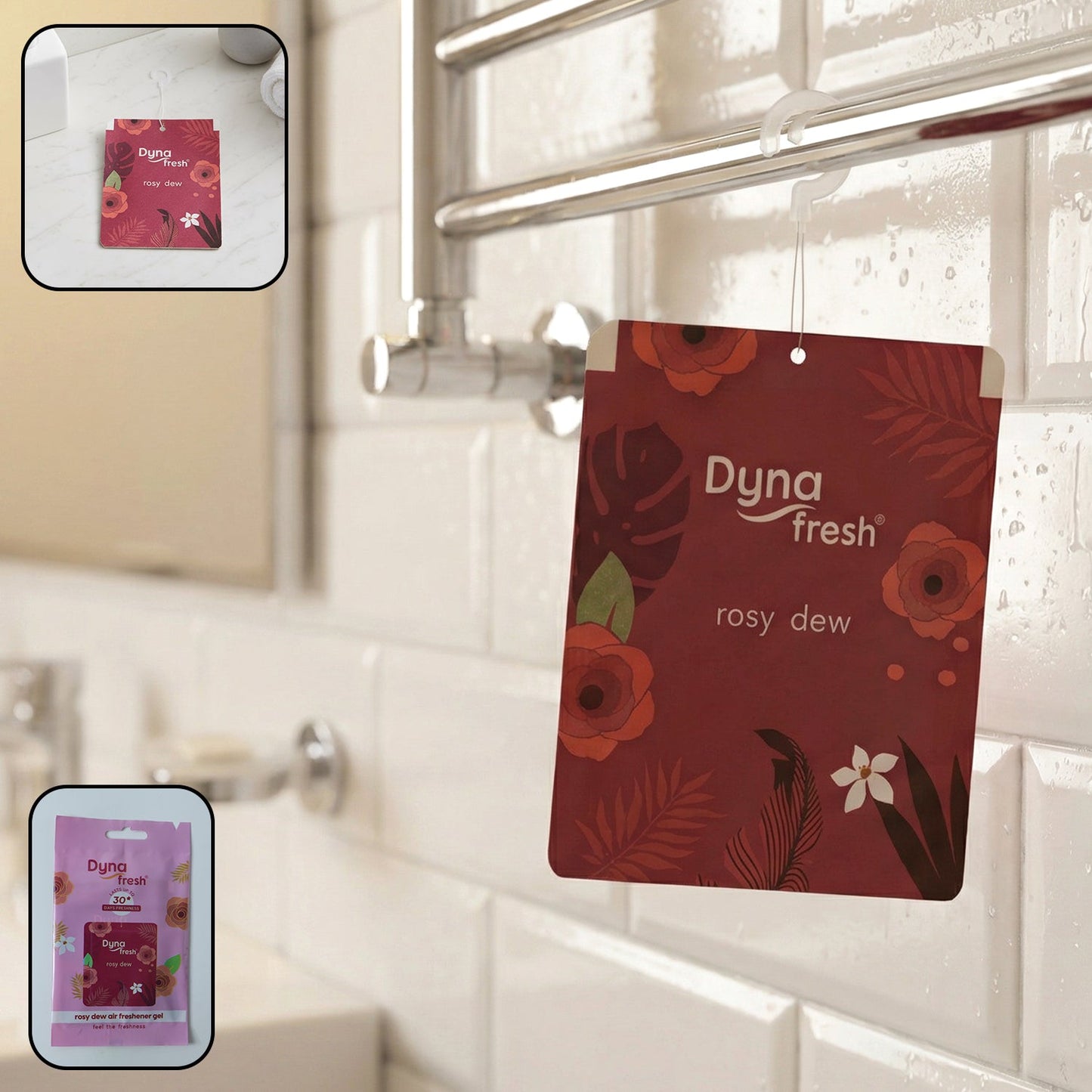 Rosy Dew Hanging Air Freshener Gel (1 Pc, 10gm)