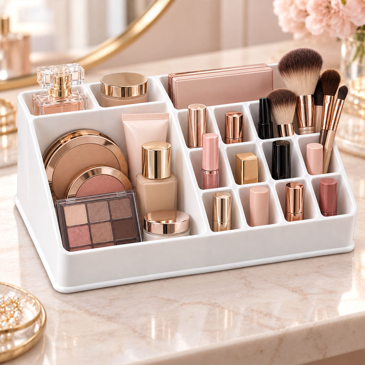 Multipurpose Makeup Organizer Storage Box (1 Pc)