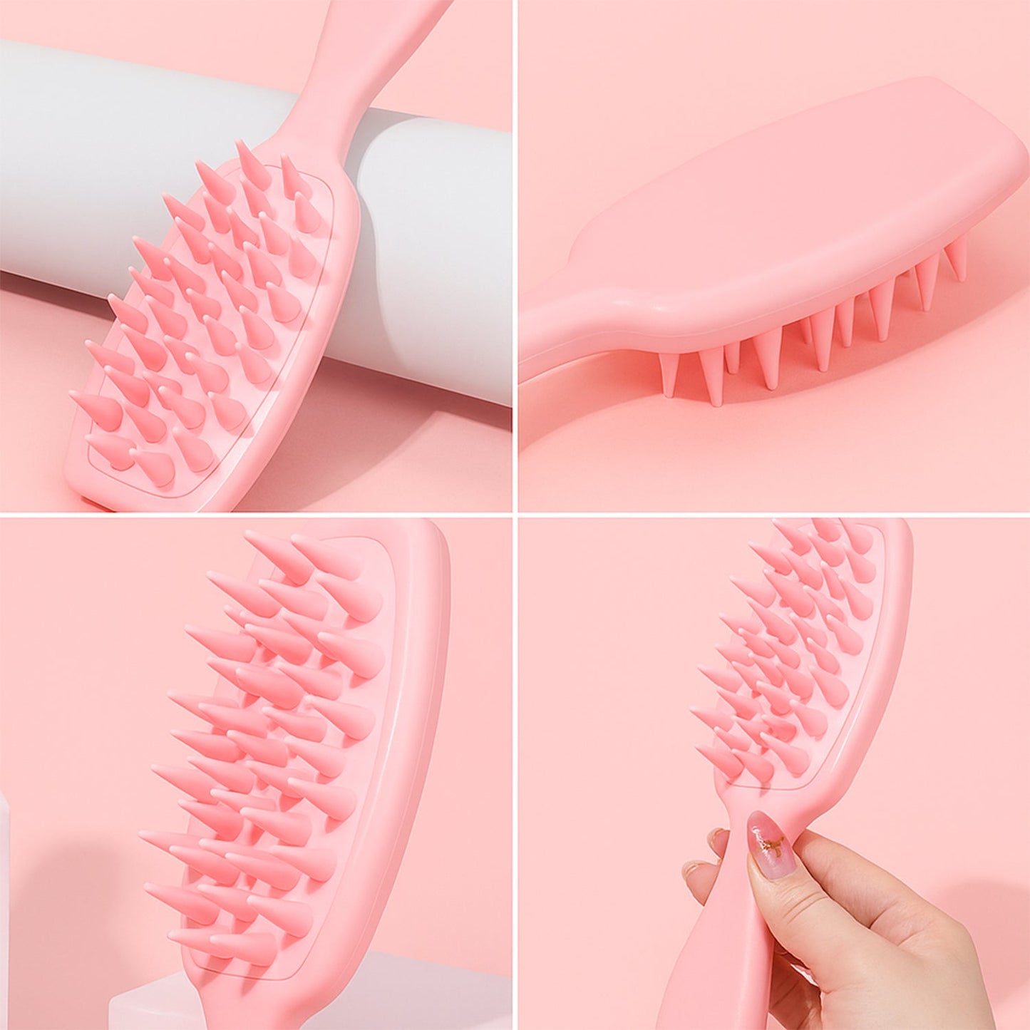 Multipurpose Silicone Scalp Massager Shampoo Brush (1 Pc) (Copy)
