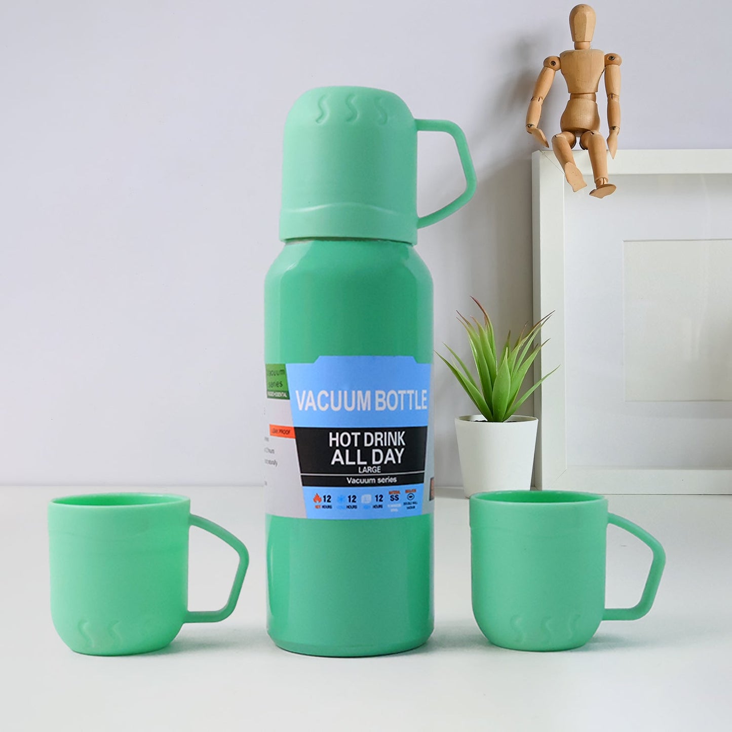 Compact Travel Flask Set