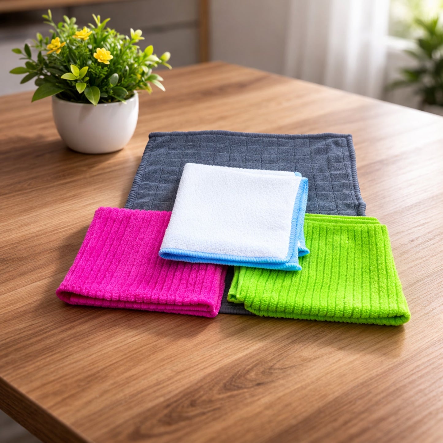 Microfiber Cleaning Cloth Set (4 Pc Set)