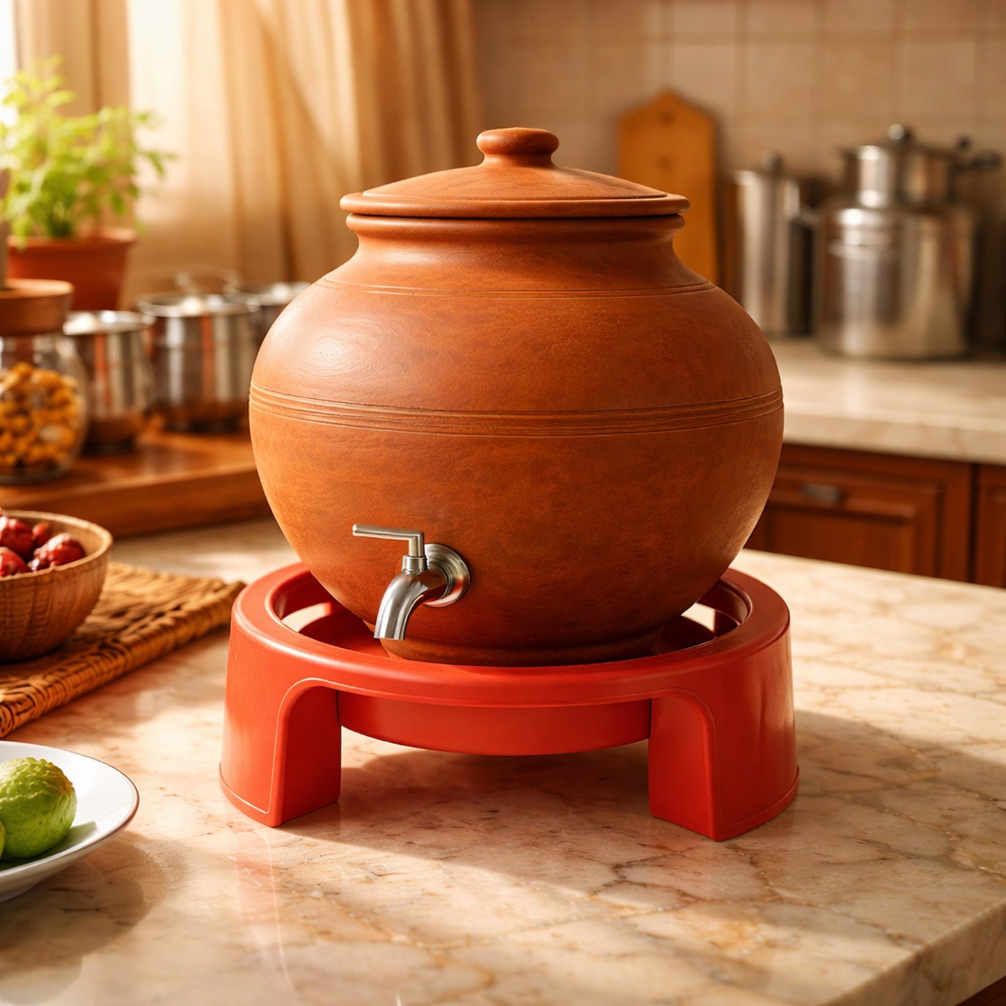 Unbreakable Plastic Matka Stand | Multipurpose Pot Stand
