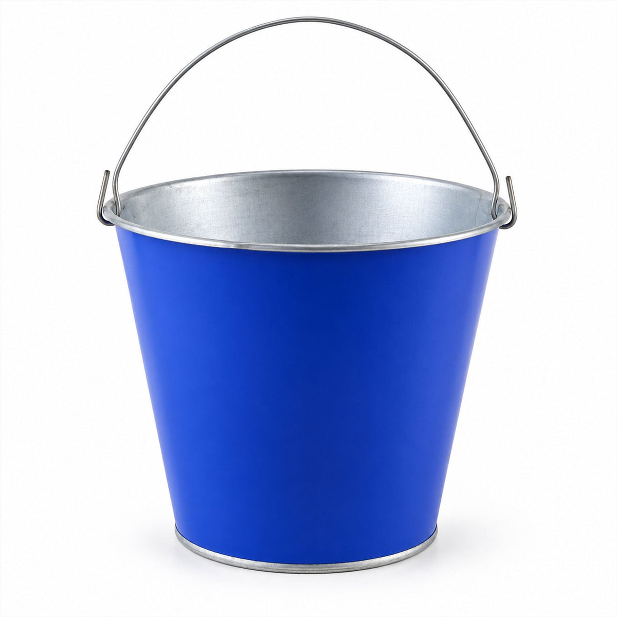 Small Metal Ice Bucket with Carry Handle for Party Decor & Storage (1 Pc)