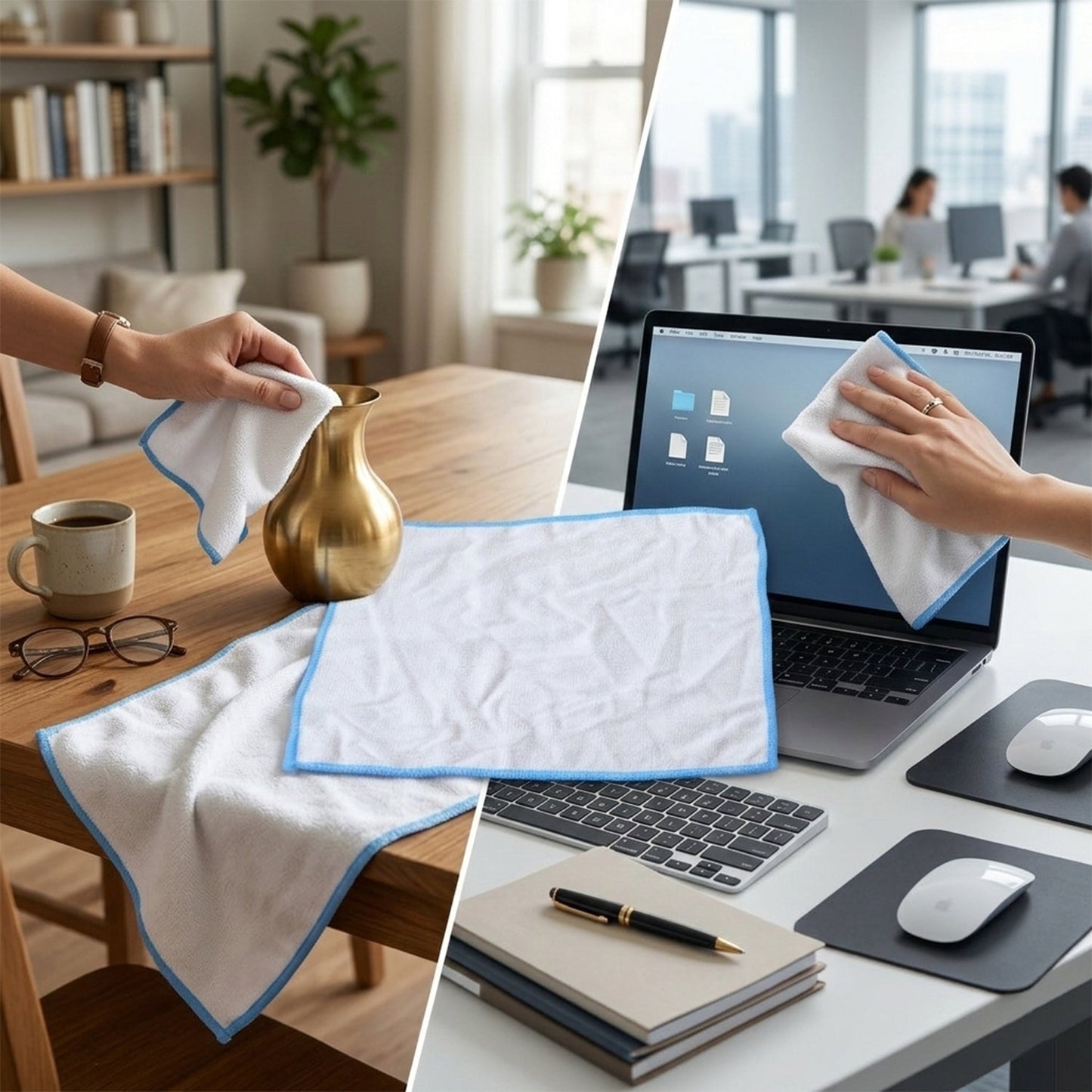 Microfiber Cleaning Cloth (4 Pc Set, 28x29 Cm)