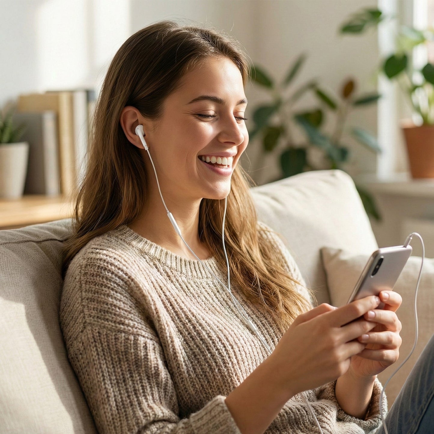 Classic Wired In-Ear Earphones with 3.5mm Audio Jack (1 Pc)