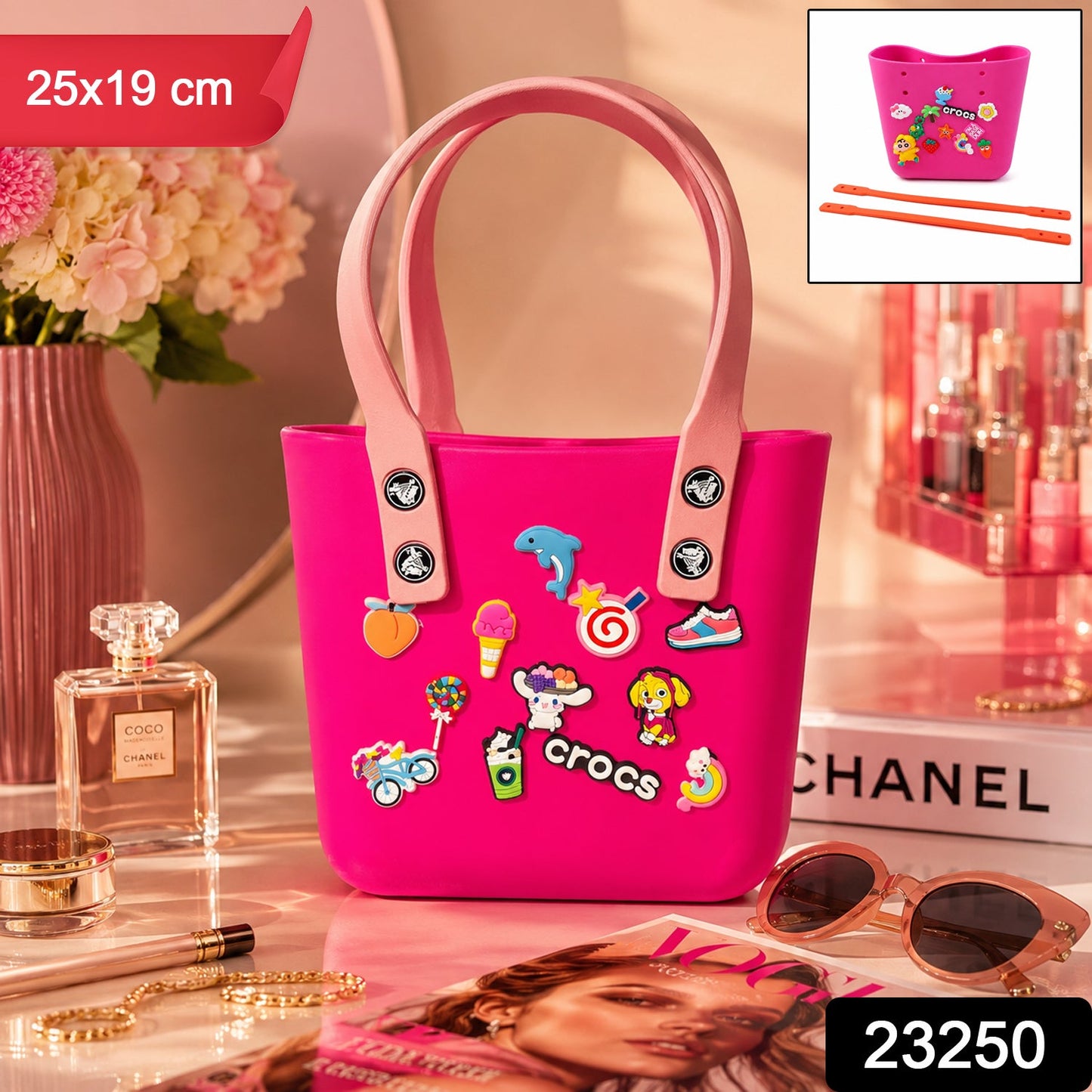 Crocs style handbag women