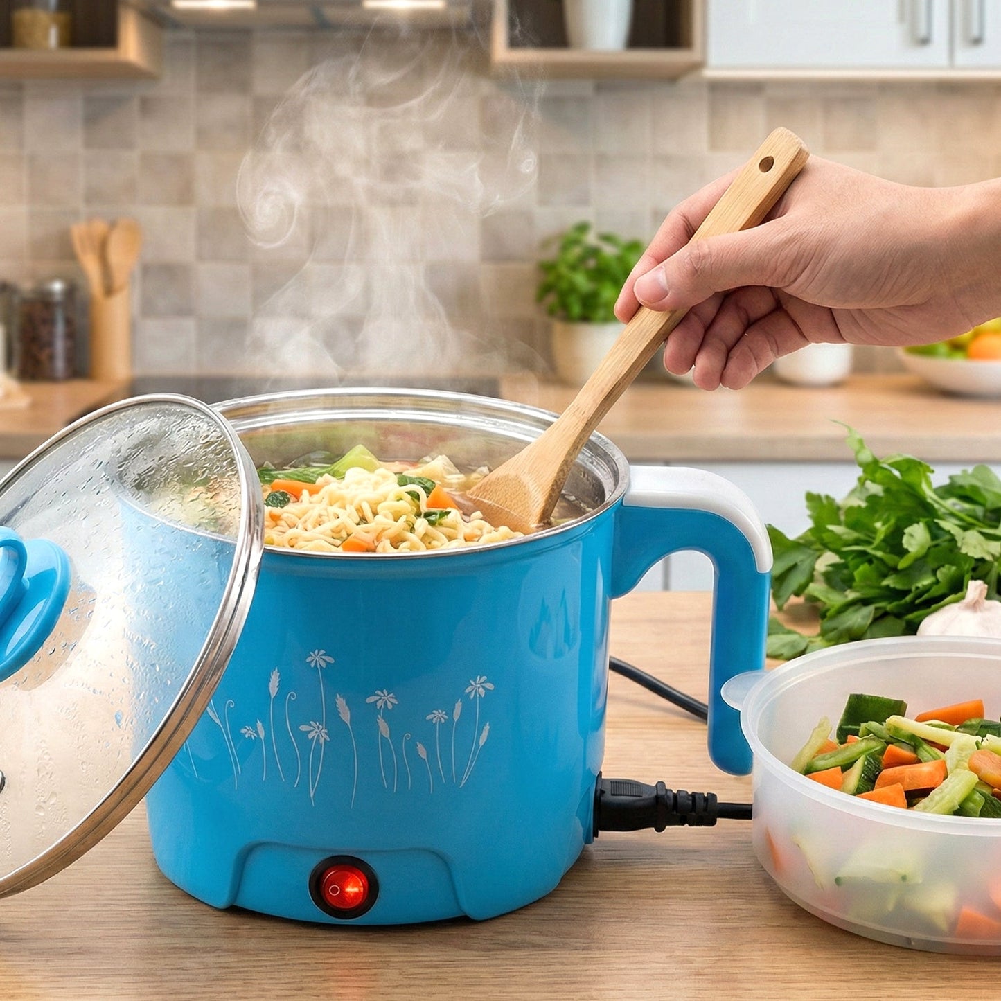 Electric Multifunction Cooking Pot (1 Set)