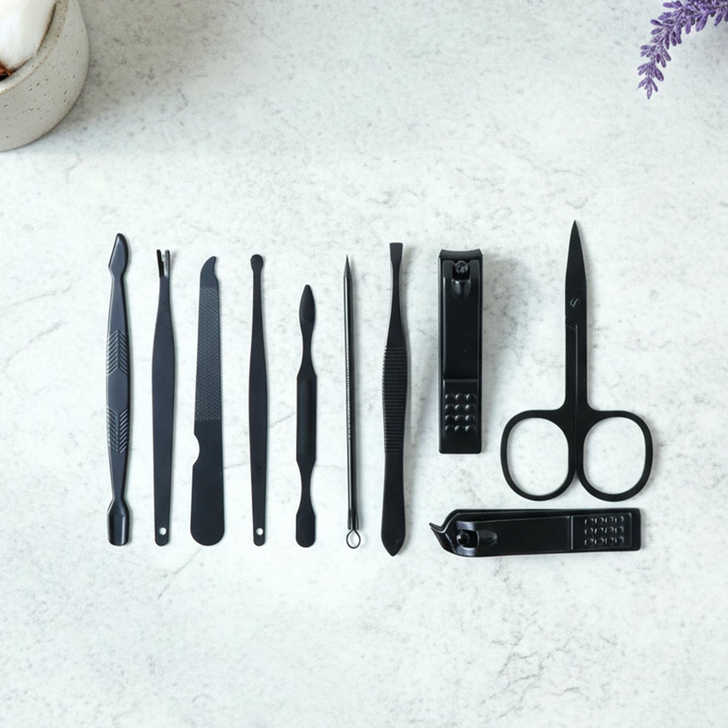 10 in 1 Professional Personal Grooming Manicure Pedicure Care Kit