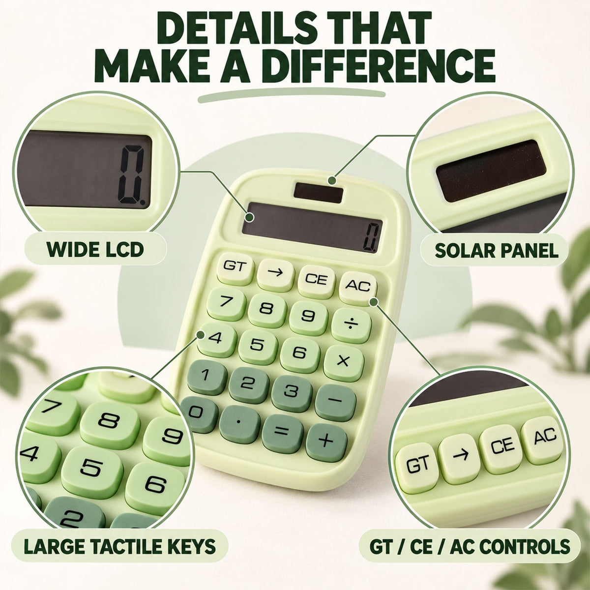 LCD display calculator office