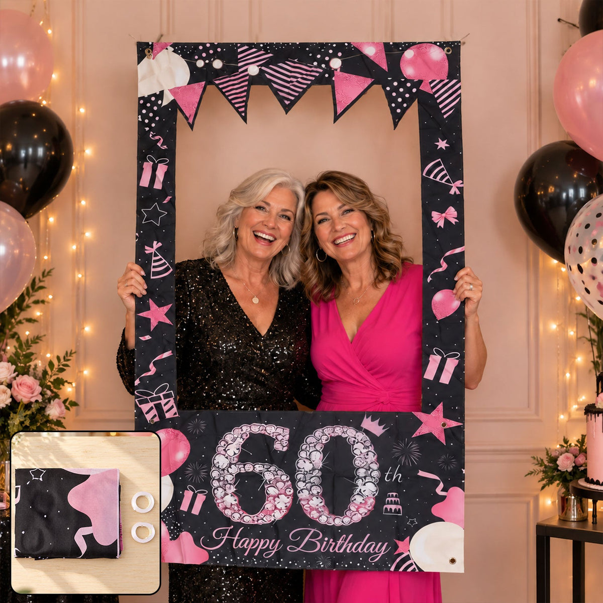 Party decor photo backdrop banner