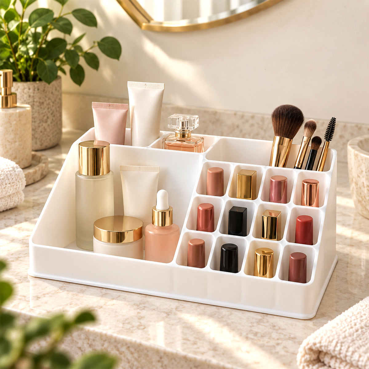 Multipurpose Makeup Organizer Storage Box (1 Pc)