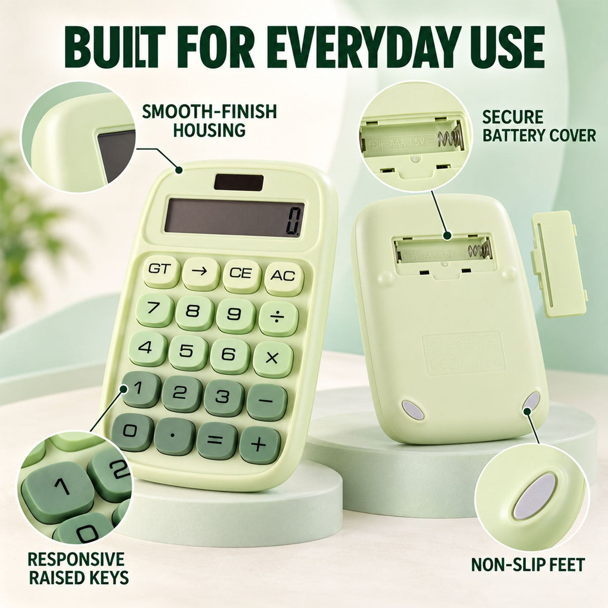 Calculator keys detail