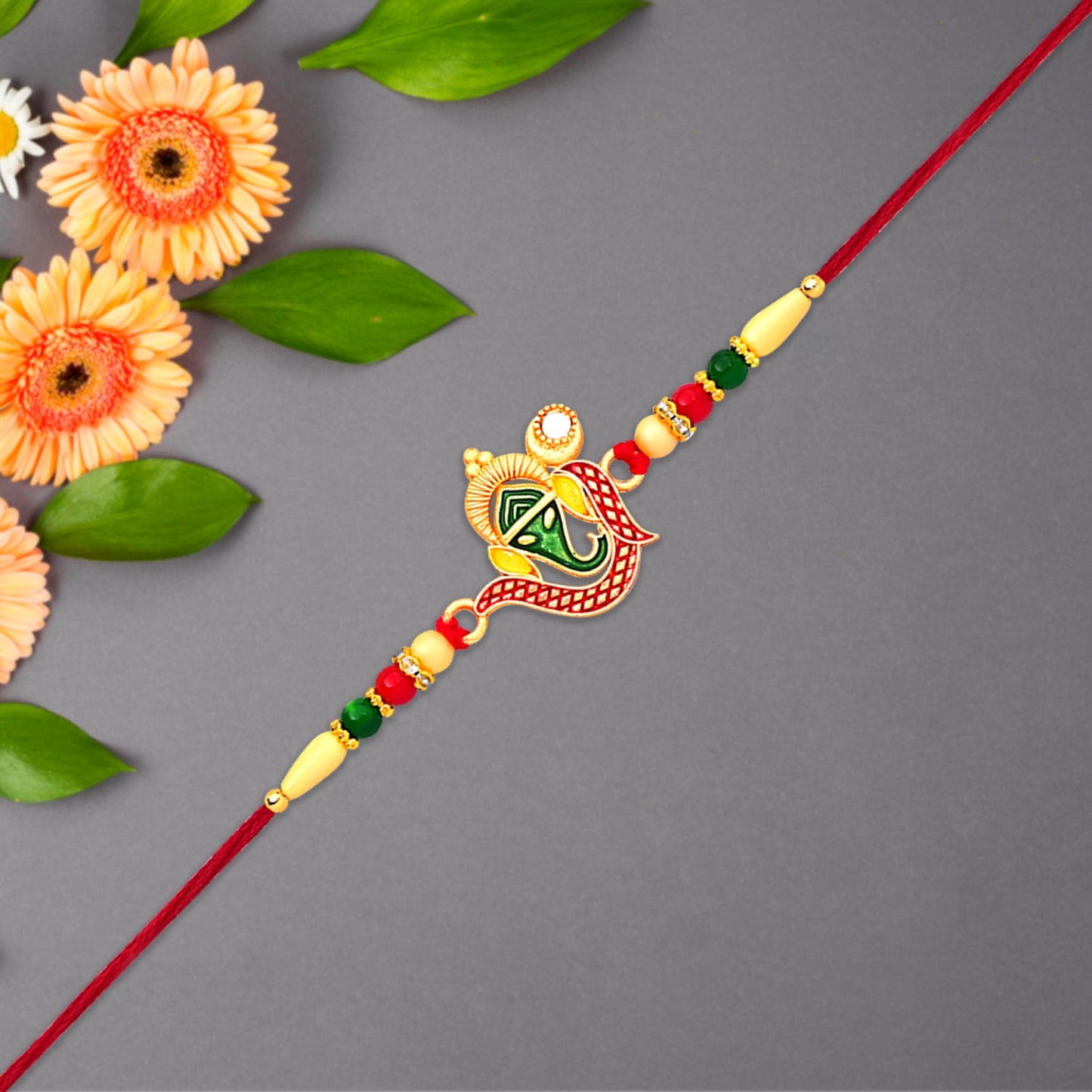 Ganpati Rakhi ready to gift for Rakshabandhan