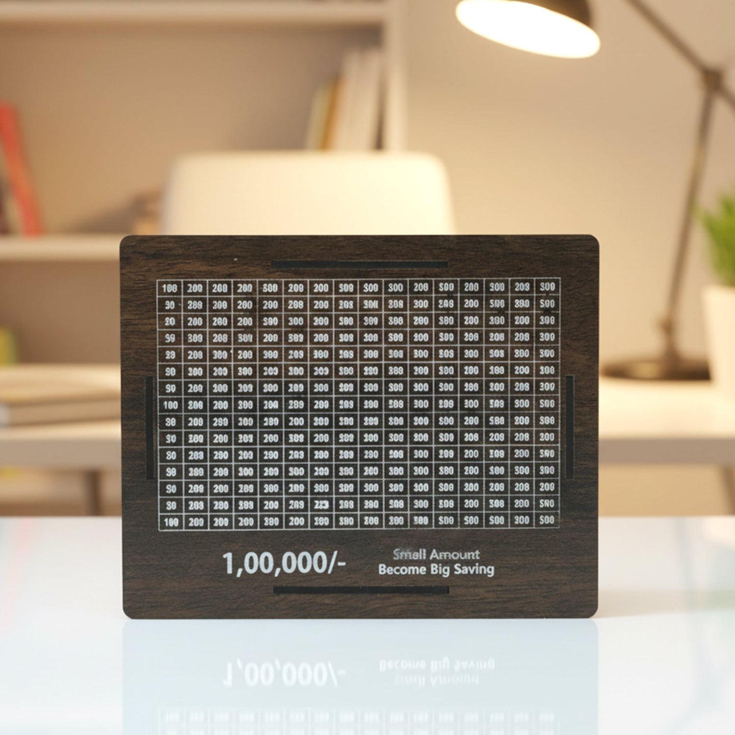 Wooden Big Piggy Bank Money Saving Box (1 Pc)