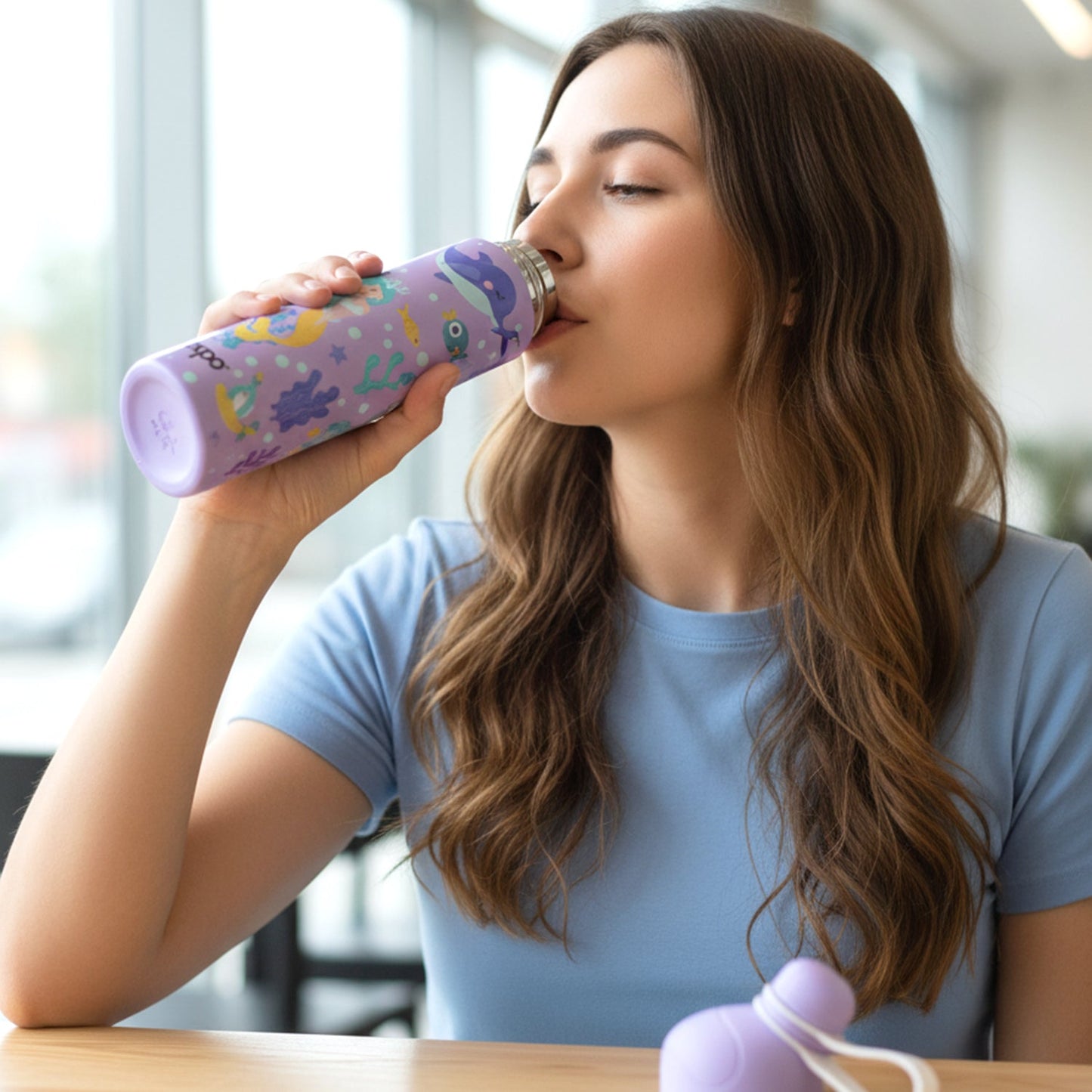 Pexpo Pico Art Printed Hot & Cold Insulated Stainless Steel Water Bottle 500 ML