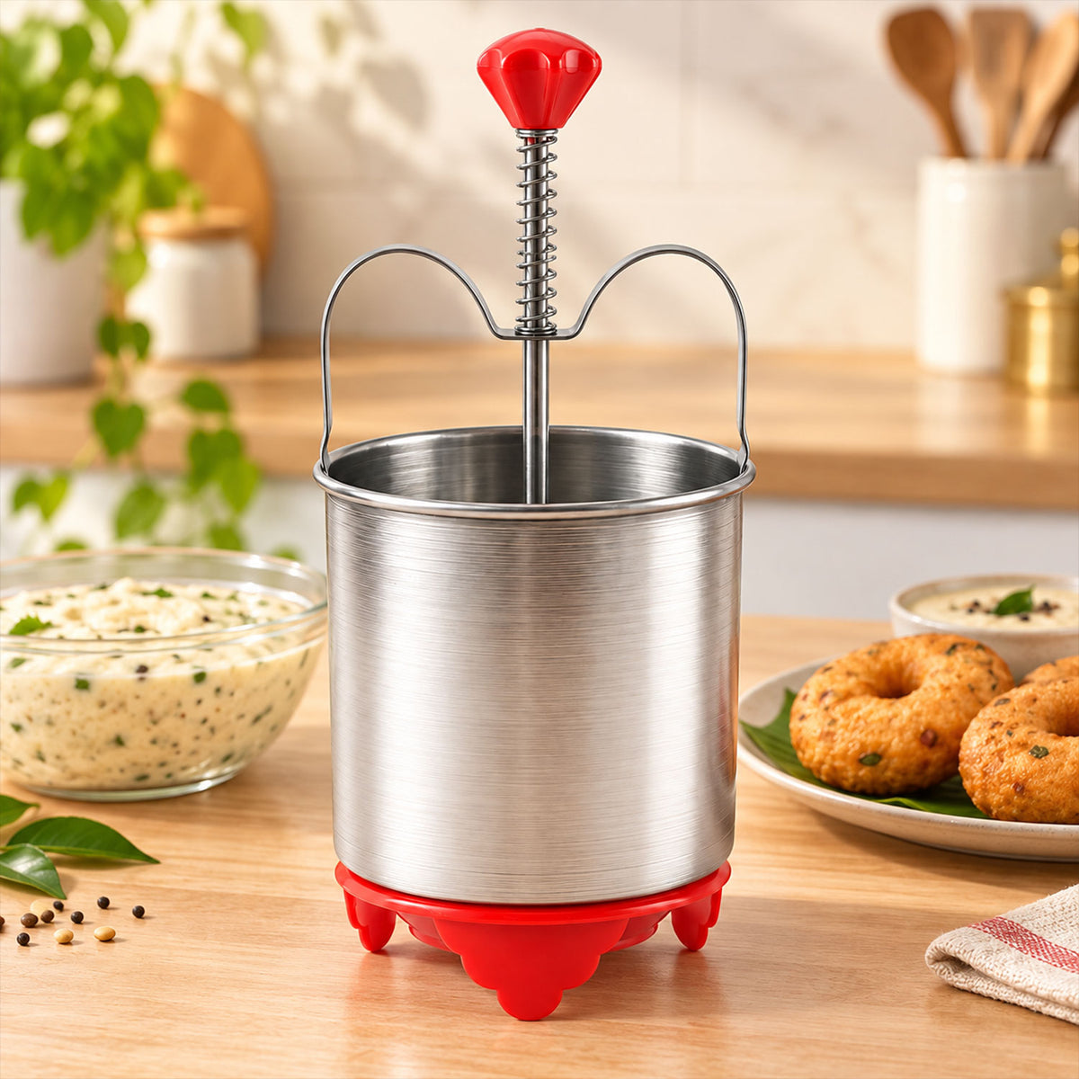 Kitchen Appliances - Medu Wada Vada Donut Maker Dispenser
