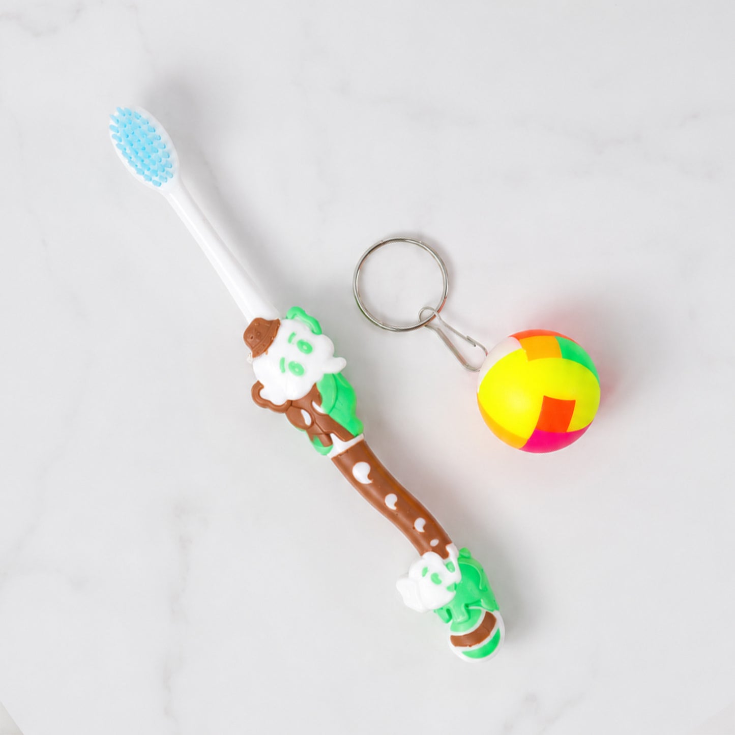 Kids Toothbrush and Ball Toy Set