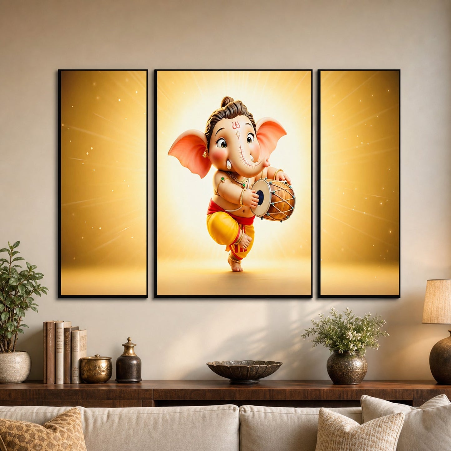 MDF Ganesha panel art frame