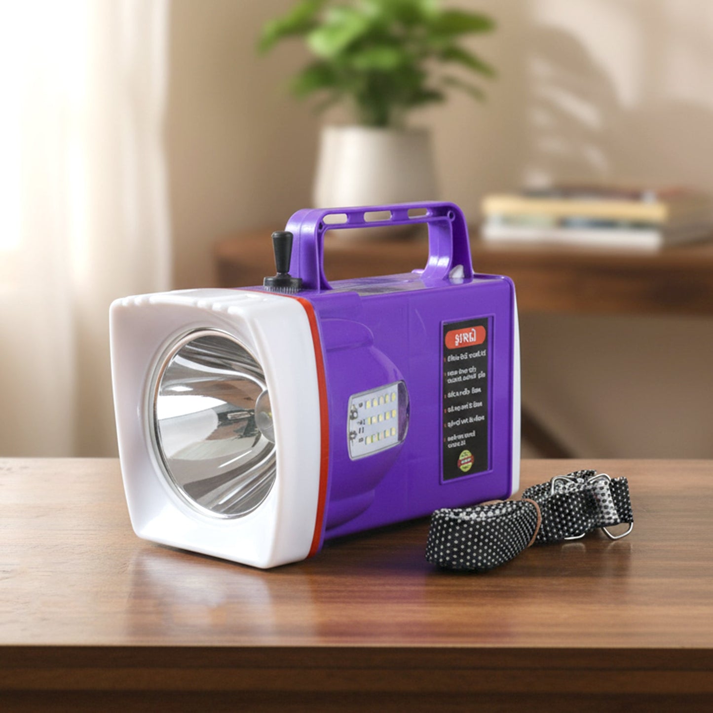 portable rechargeable led torch light omega brand