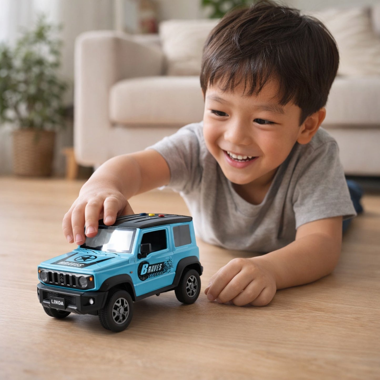 toy off road jeep for kids with music and light effects