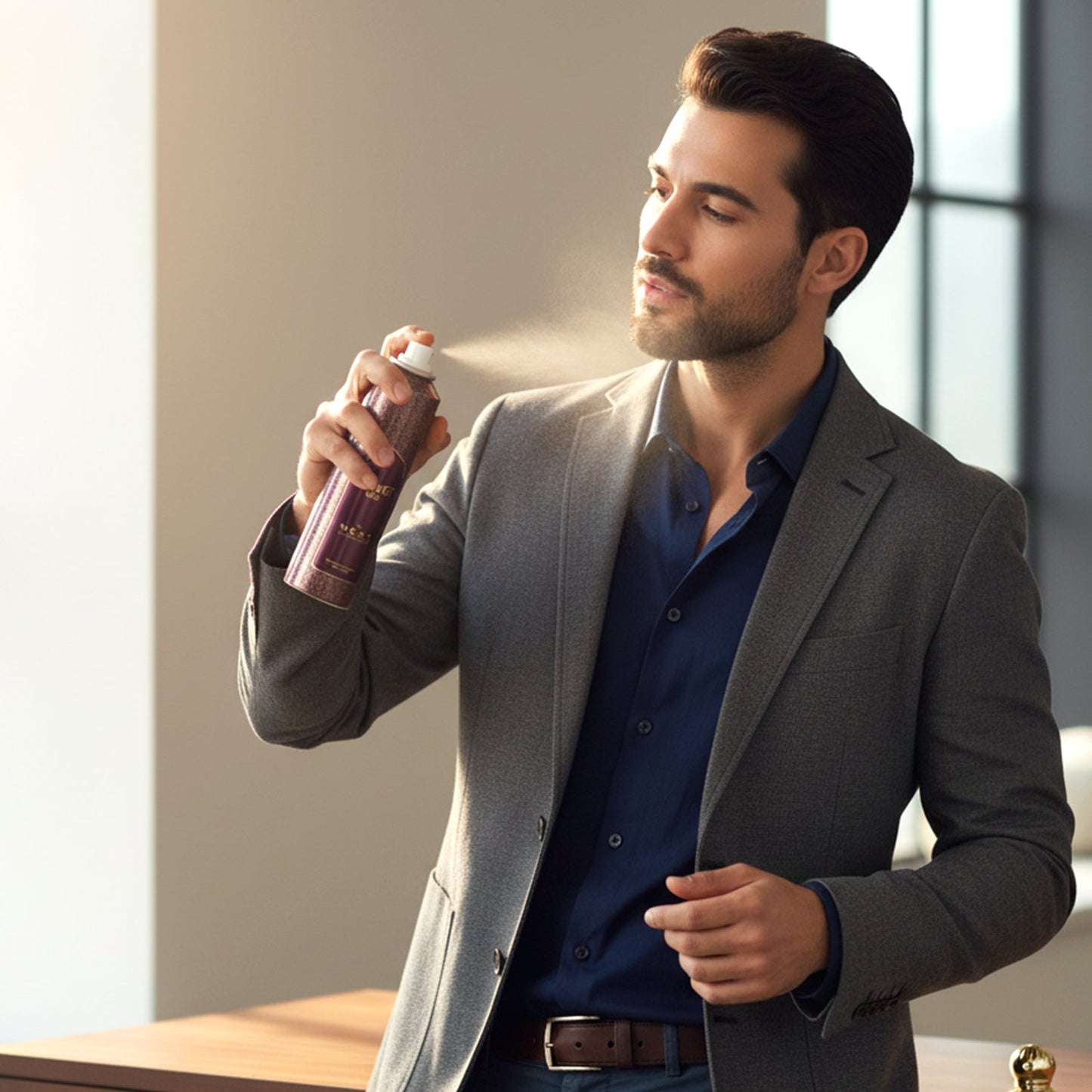 long lasting Velvet Oud fragrance body spray