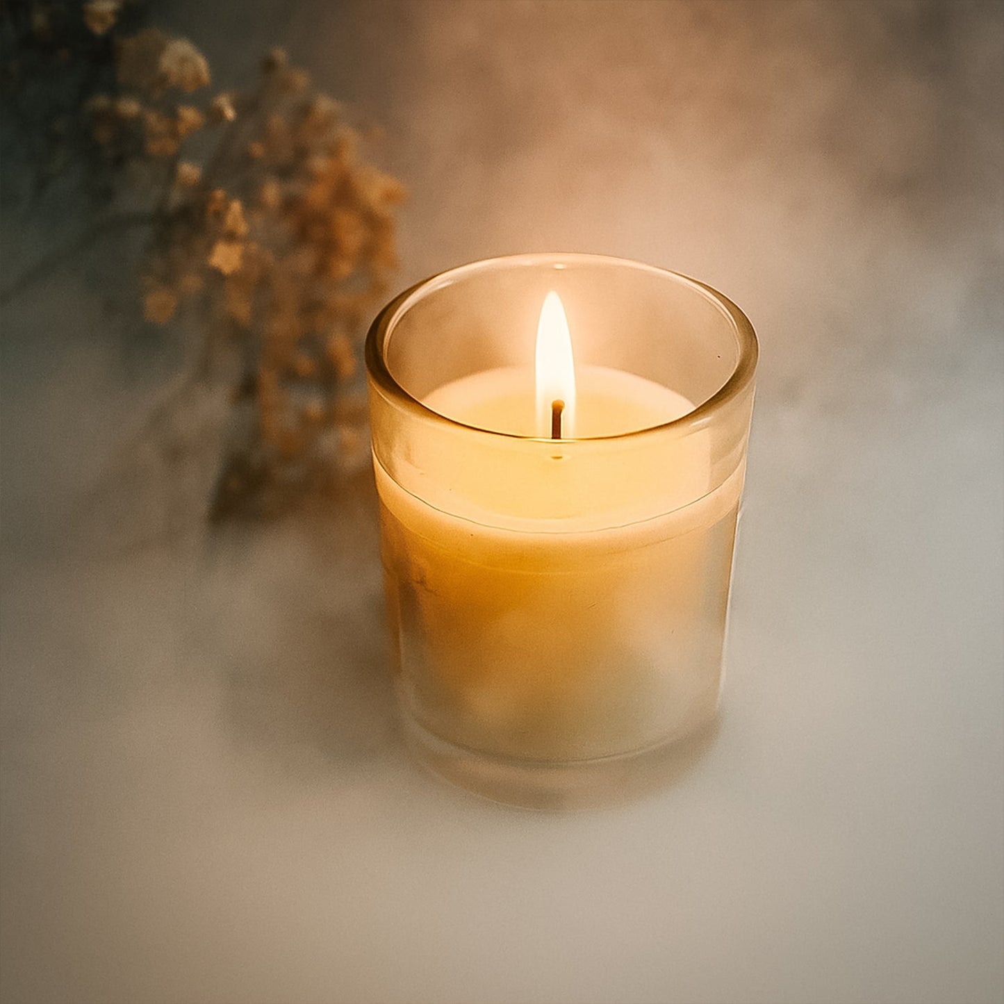 In'lief Scented Votive Jar Candle in Glass / Sweet Dreams Soy Blend Candle (50 Gm)