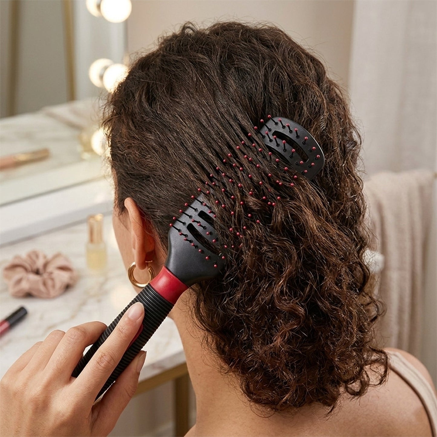 anti breakage hair detangling comb design