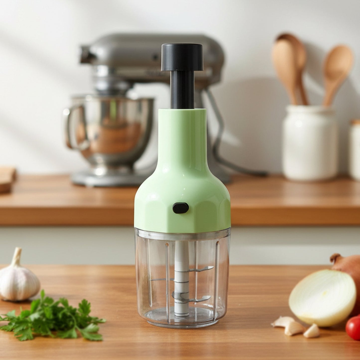 push type vegetable chopper for quick chopping
