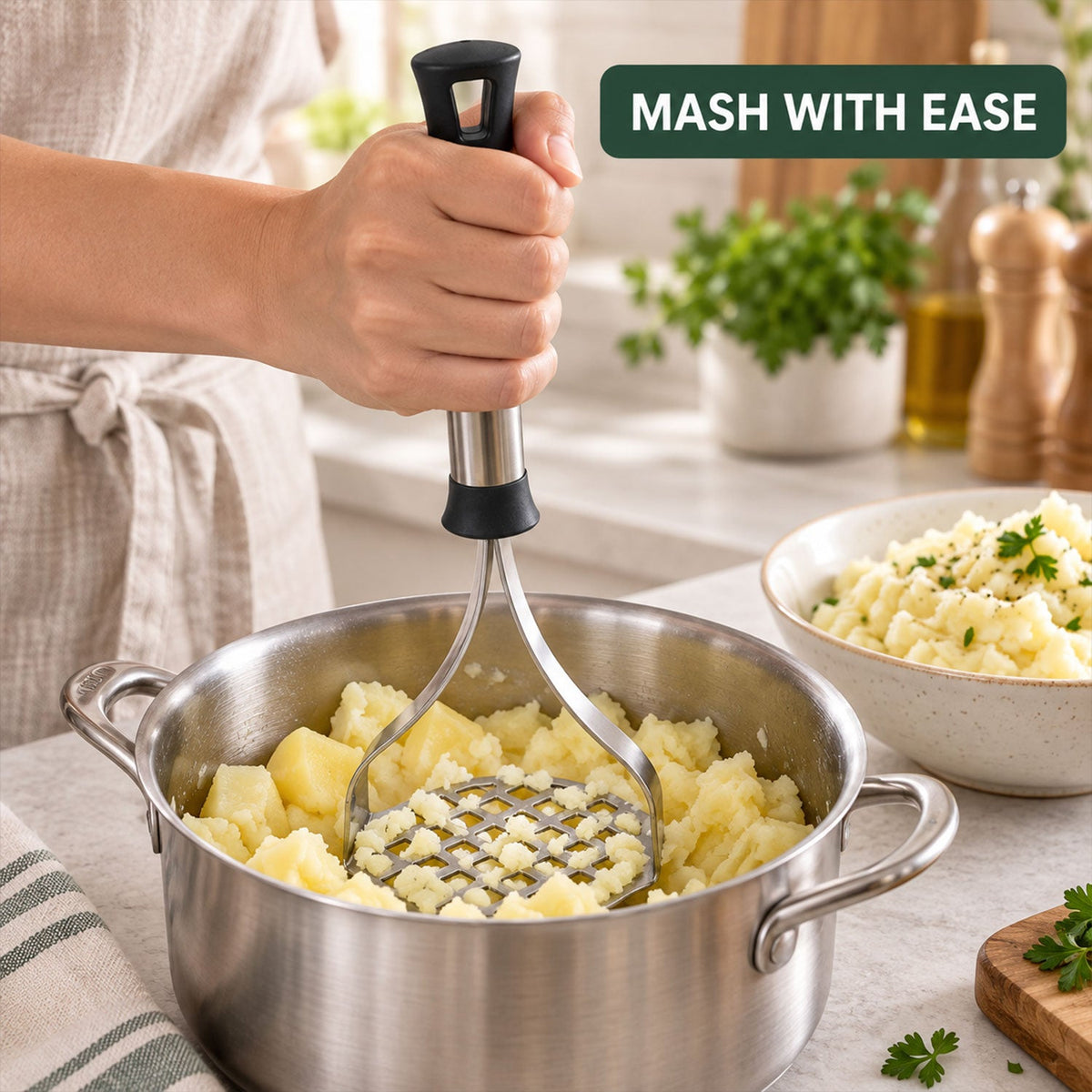 Pav bhaji vegetable masher kitchen