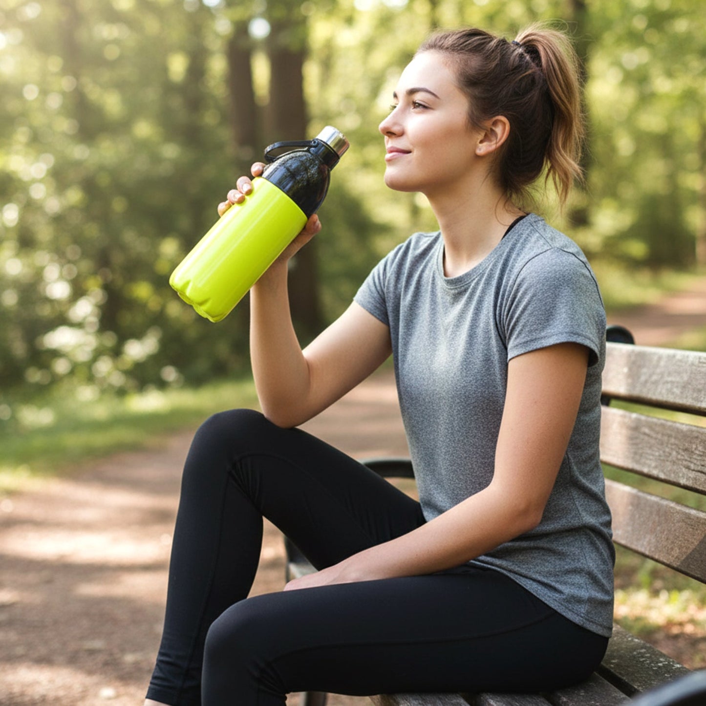 Extra Large Leakproof Water Bottle (1 Pc, 1700ML Approx)