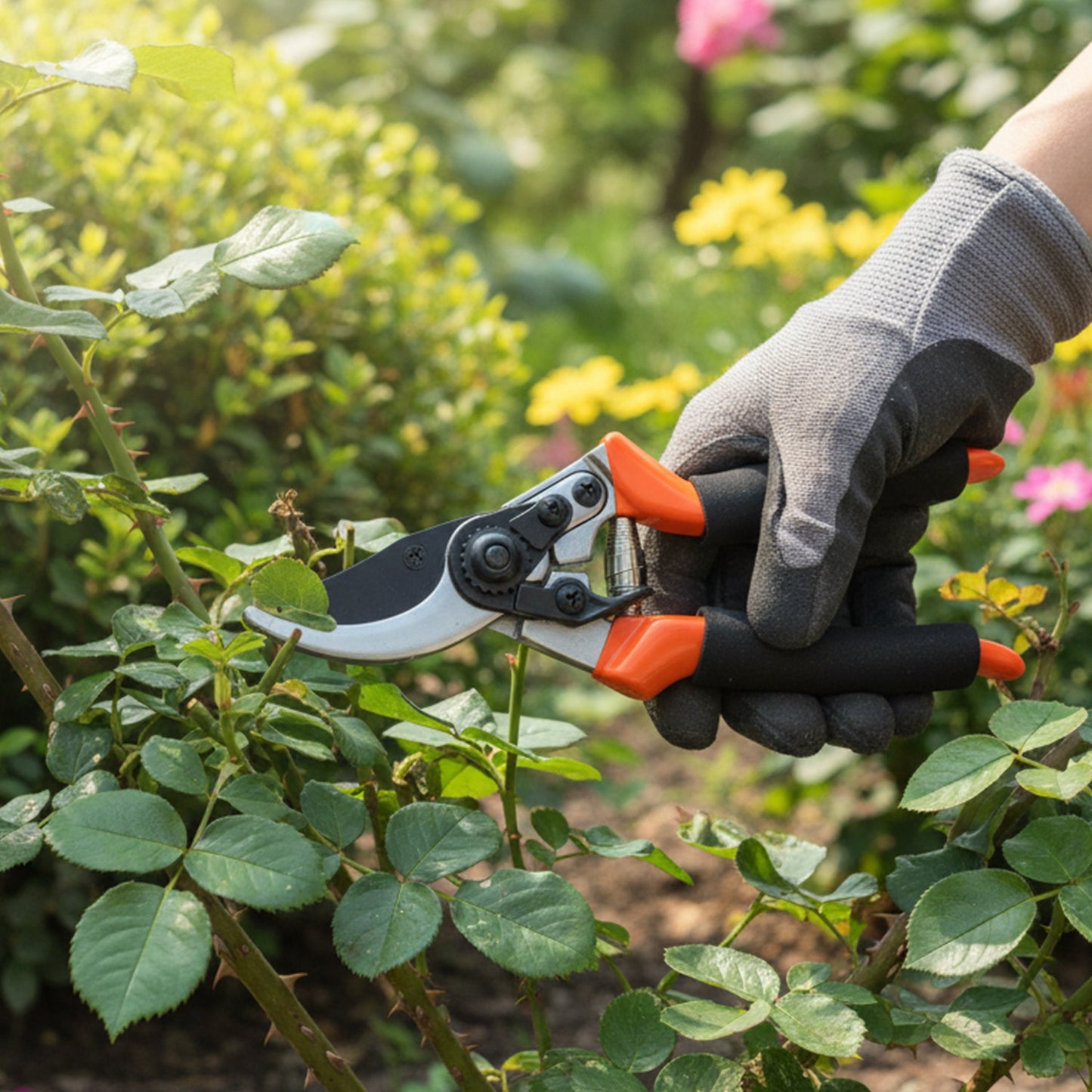 Heavy Duty Gardening Pruning Tool Combo Set (2 Pc Set)