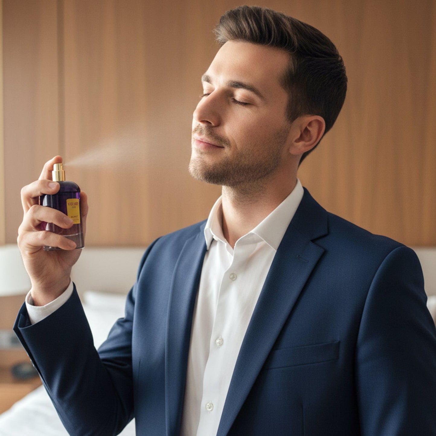 Velvet Oud fragrance eau de perfume spray bottle