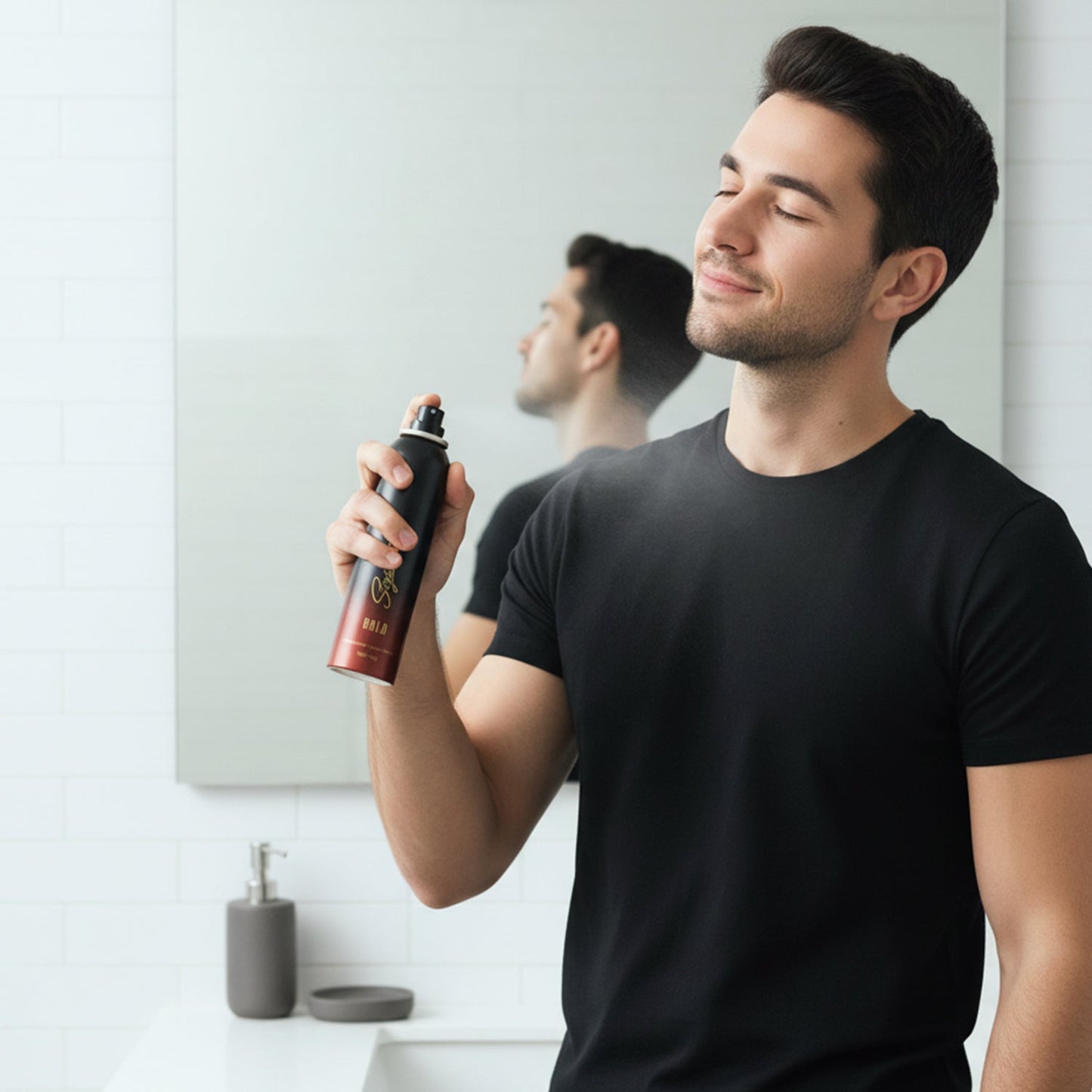 men's bold fragrance deodorant spray Signature