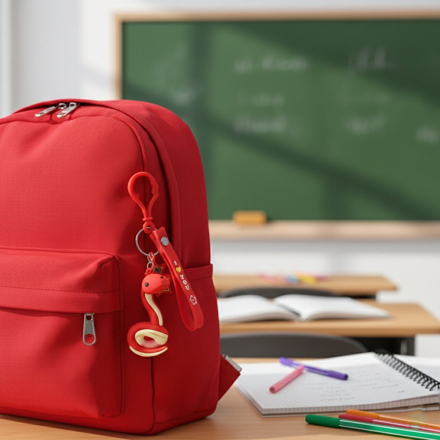 Cute Snake Shape Keychain (1 Pc)