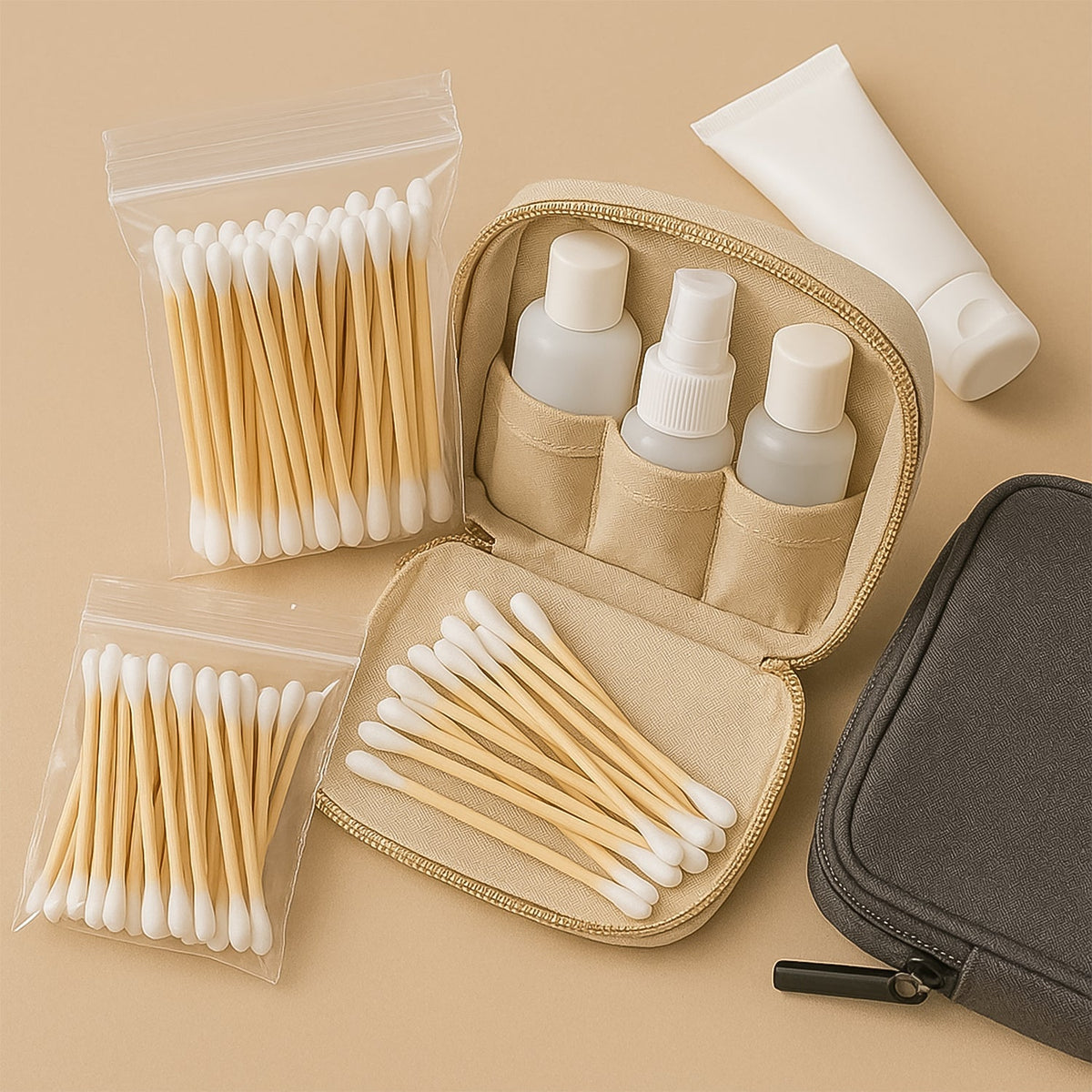 Wooden Cotton Ear Buds – Eco-Friendly, Soft & Biodegradable