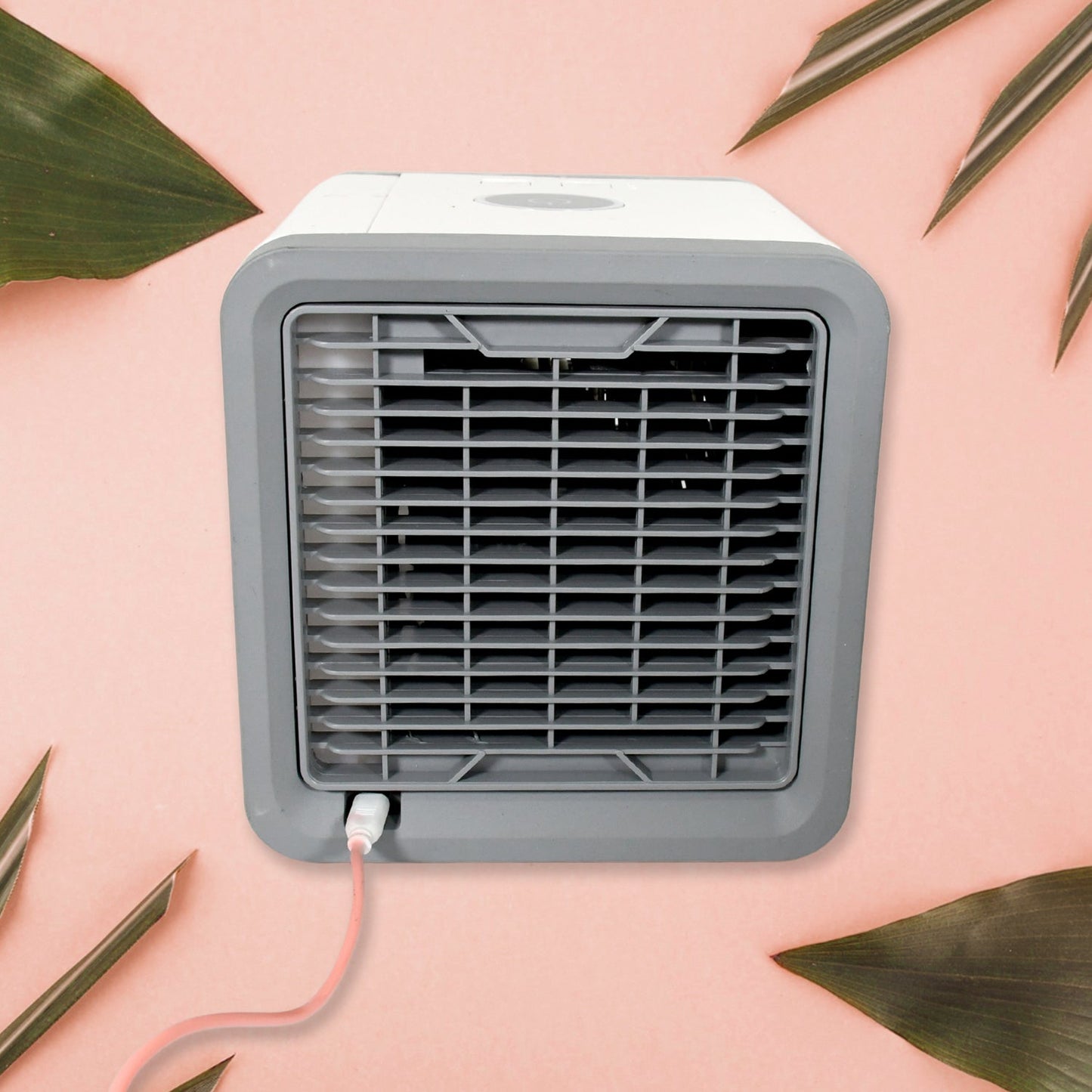 Mini Portable Air Cooler, Personal Space Cooler Easy to fill water and mood LED light and portable Air Conditioner Device Cool Any Space like Home Office (B -Grade)Â