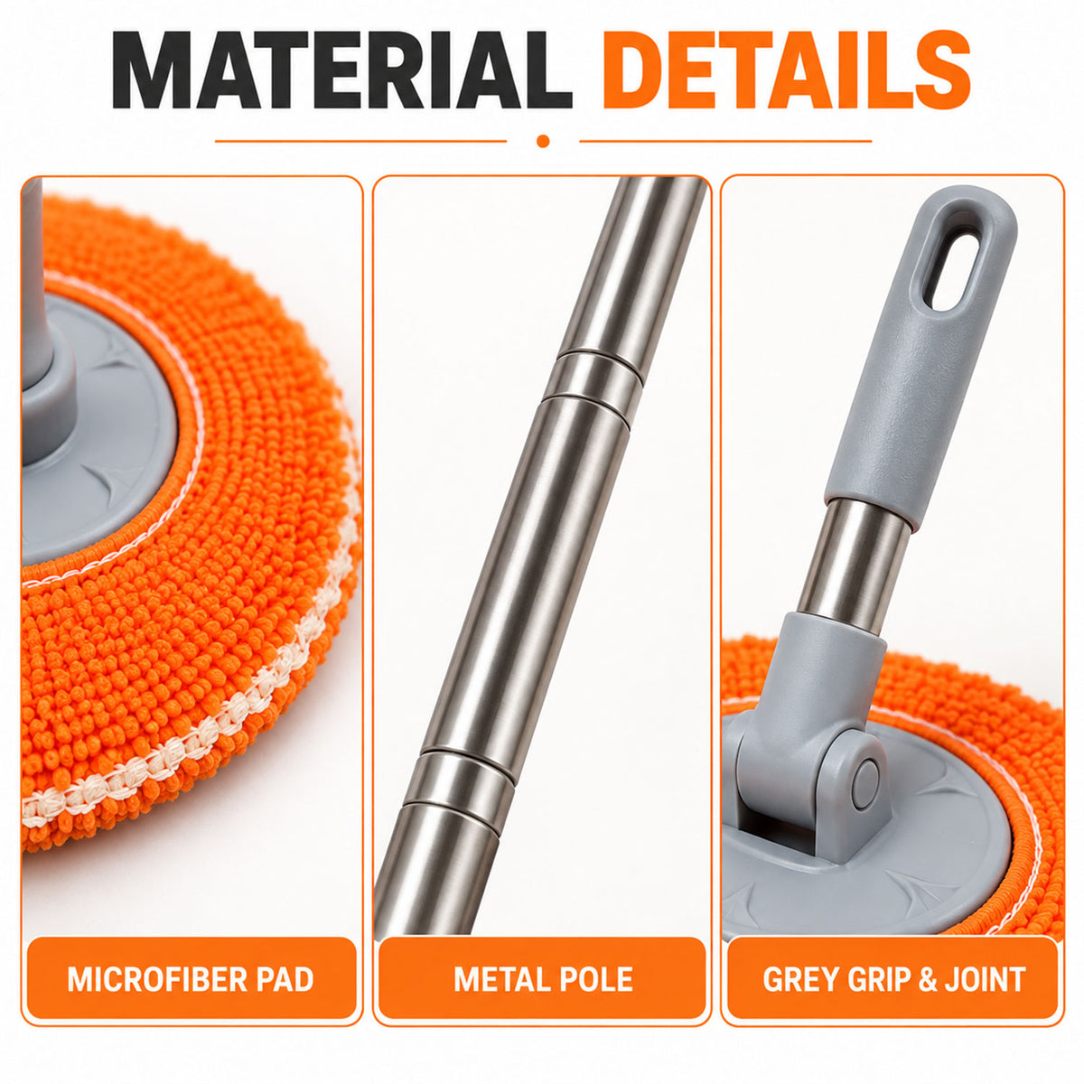 Multipurpose Spin Mop (1 Pc Set)