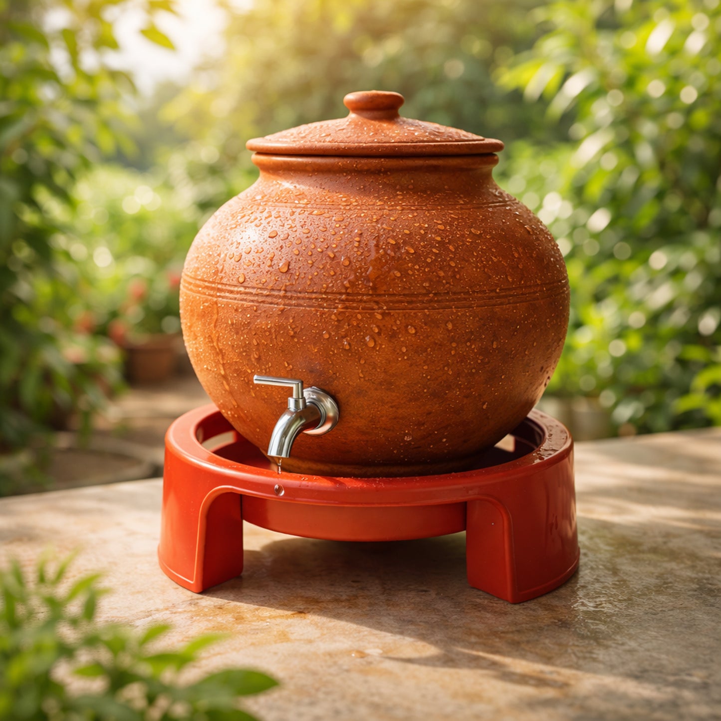 Unbreakable Plastic Matka Stand | Multipurpose Pot Stand