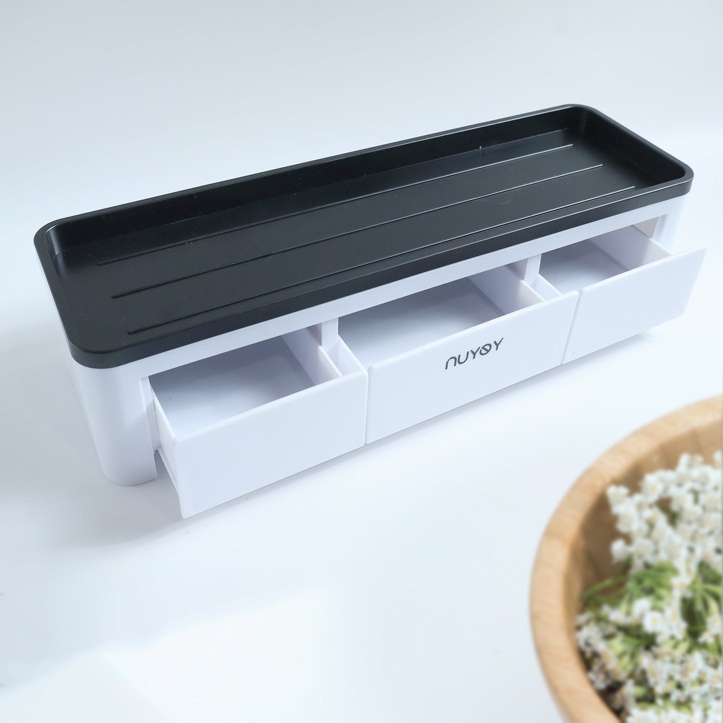 Wall Mounted Multifunctional Bathroom Storage Rack (1 Pc)