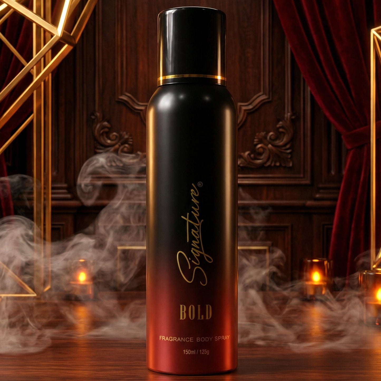 Signature bold perfume deodorant bottle view