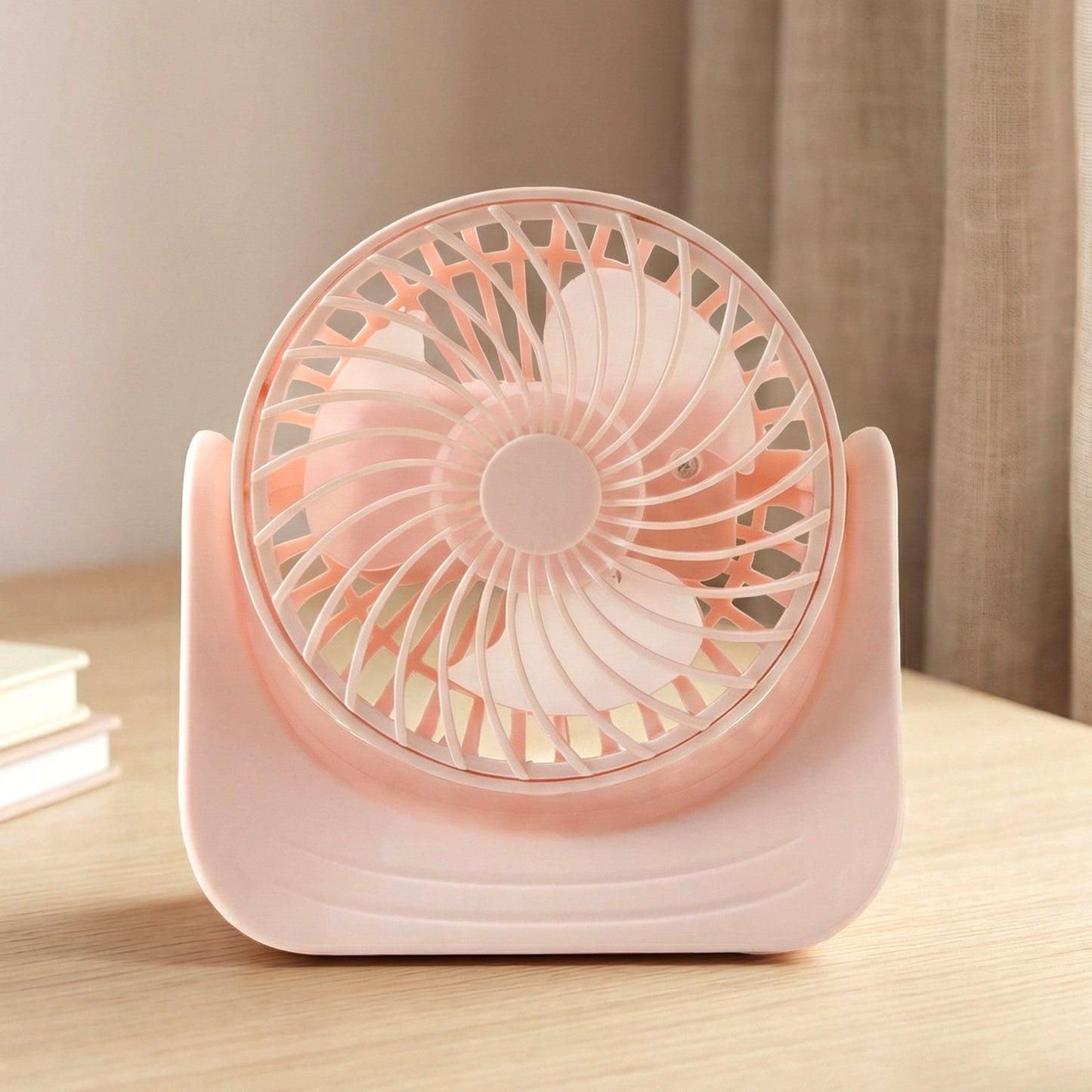Plug and Play Silent Desktop Mini Fan with Adjustable Tilt Head (1 Pc)