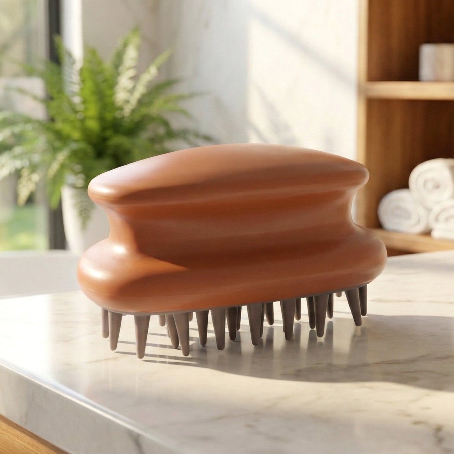 Manual Scalp Massage Shampoo Brush (1 Pc)
