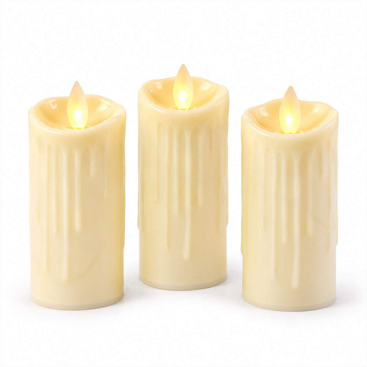 LED candle glow view