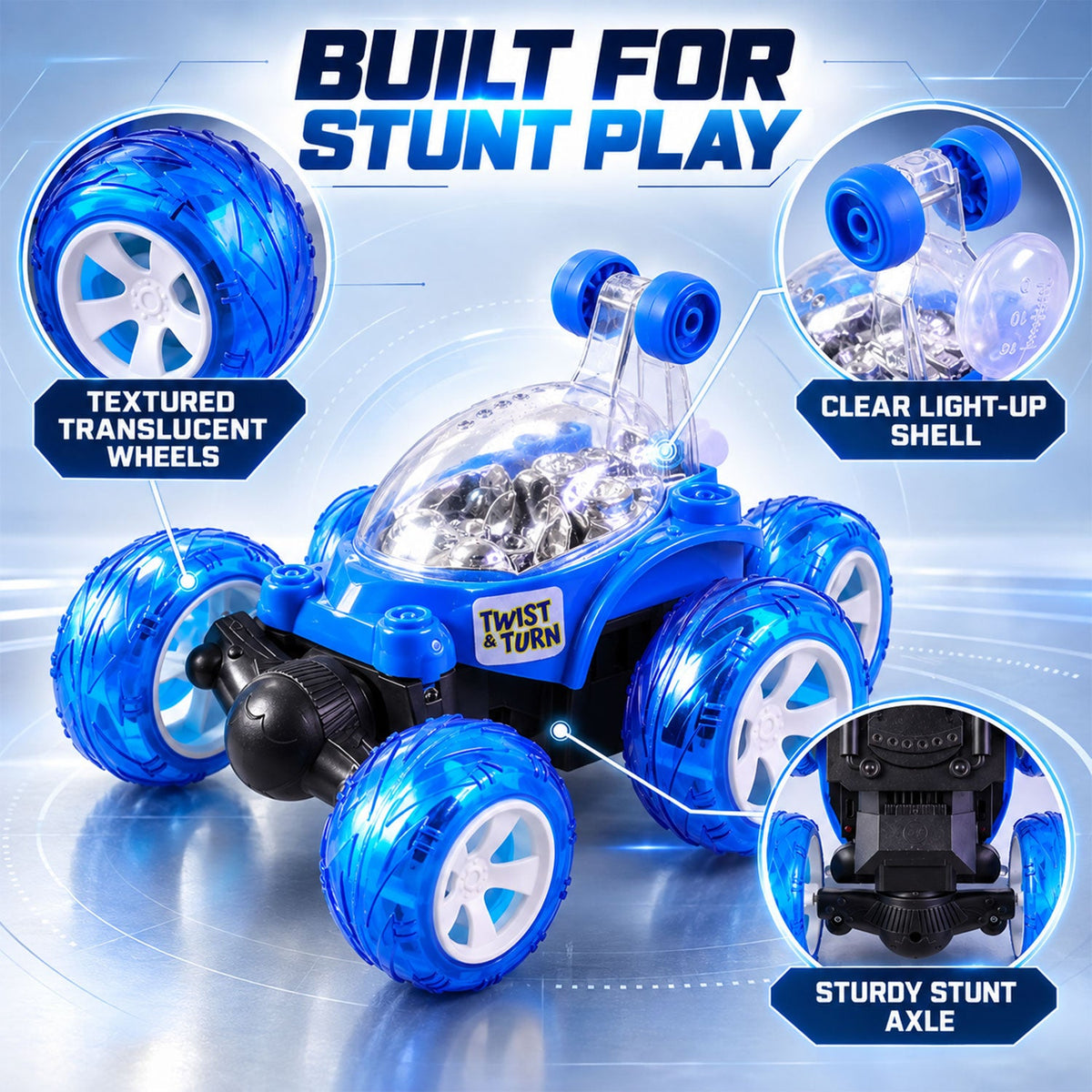 RC car remote detail