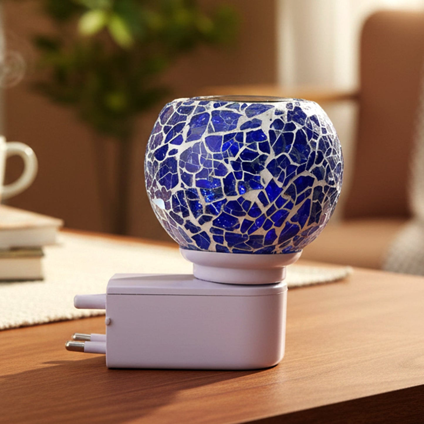 Kapoor Dani Mosaic Glass Electric Night Lamp (1 Pc)