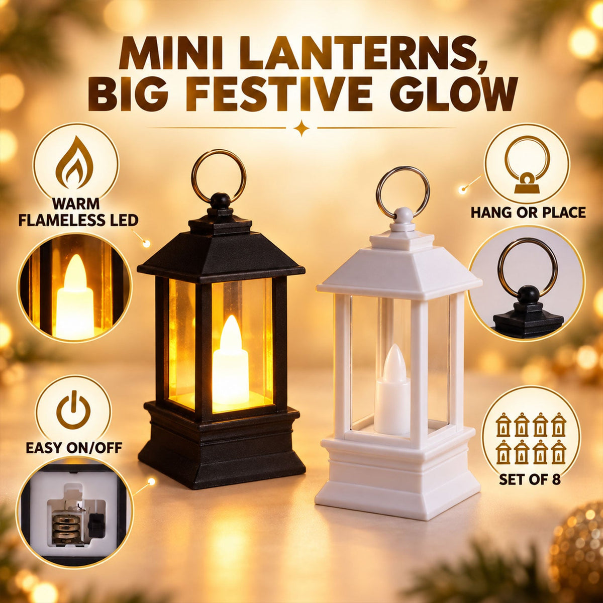 LED candle design view