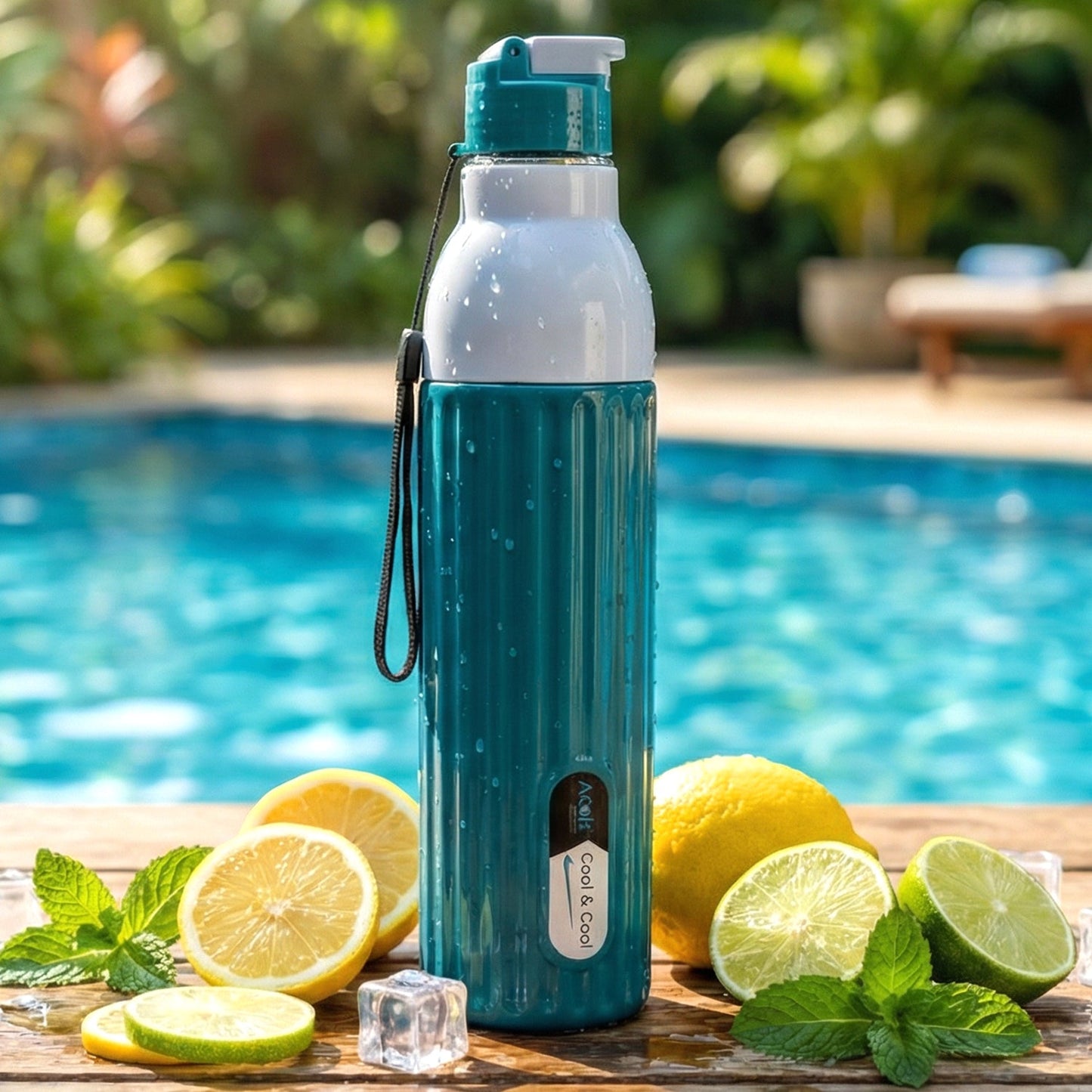 Aqua Sports Sipper Water Bottle (1 Pc, 1000 ML Approx)