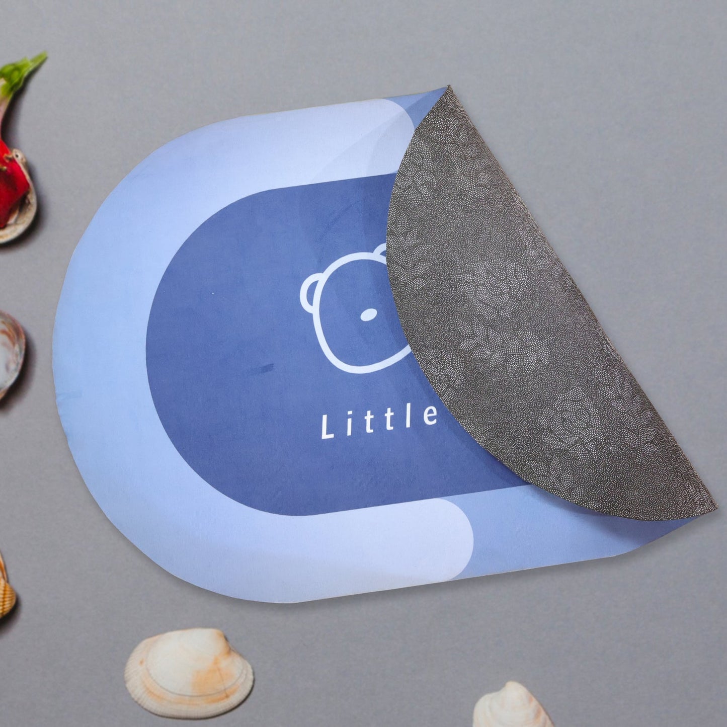 Premium Little Bear Printed Soft Non-Slip Bath Mat (1 Pc, 118x79 Cm)