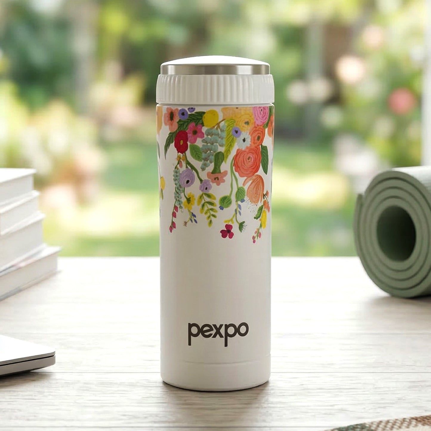 Pexpo Crypto Art Hot & Cold Vacuum Insulated Stainless Steel Water Bottle 500 ML